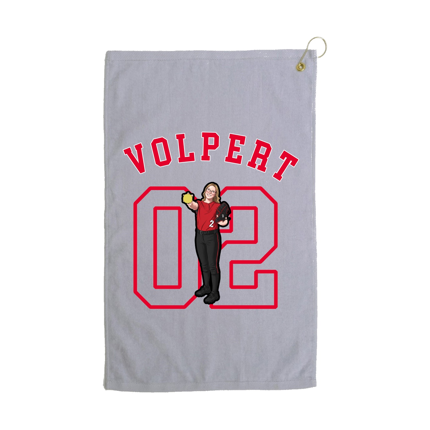 Golf Towel — Shirsey Arch in Grey