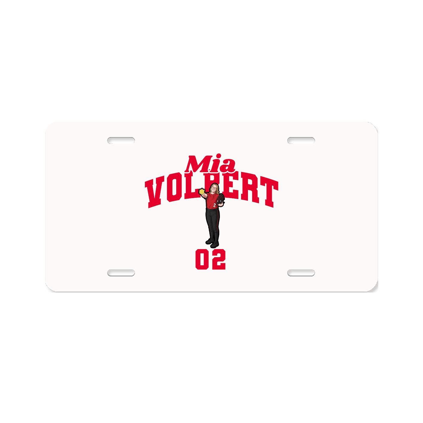 License Plate — Signature Arch in Classic