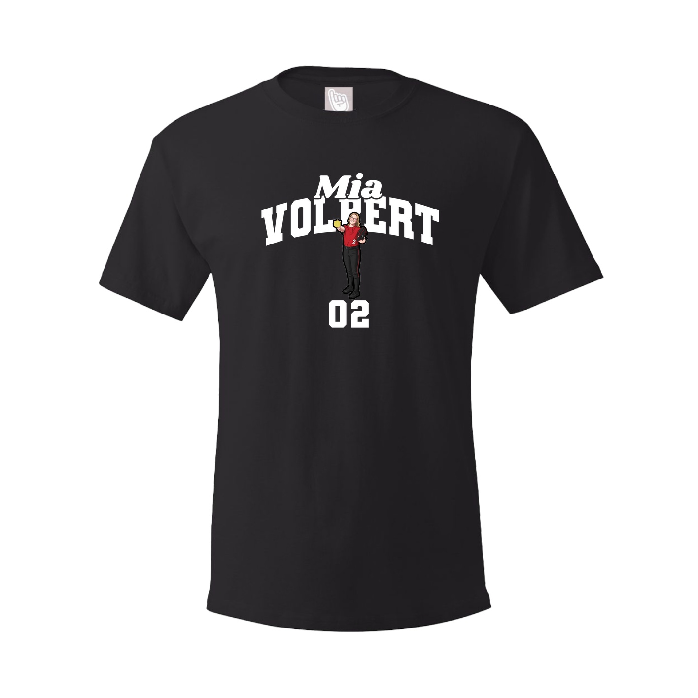 Youth Tee — Signature Arch in Black