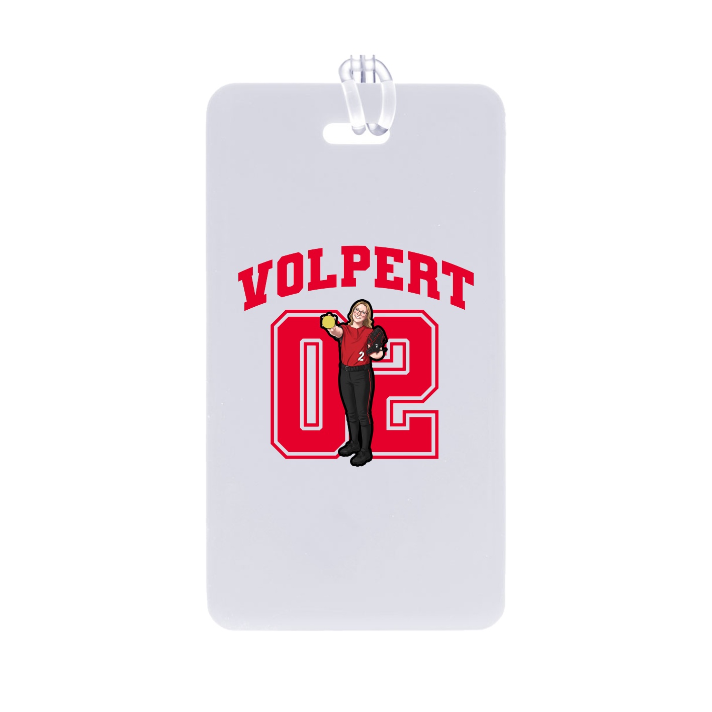 Bag Tag — Number in Classic