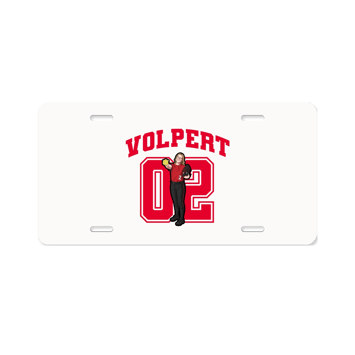 License Plate — Number in Classic