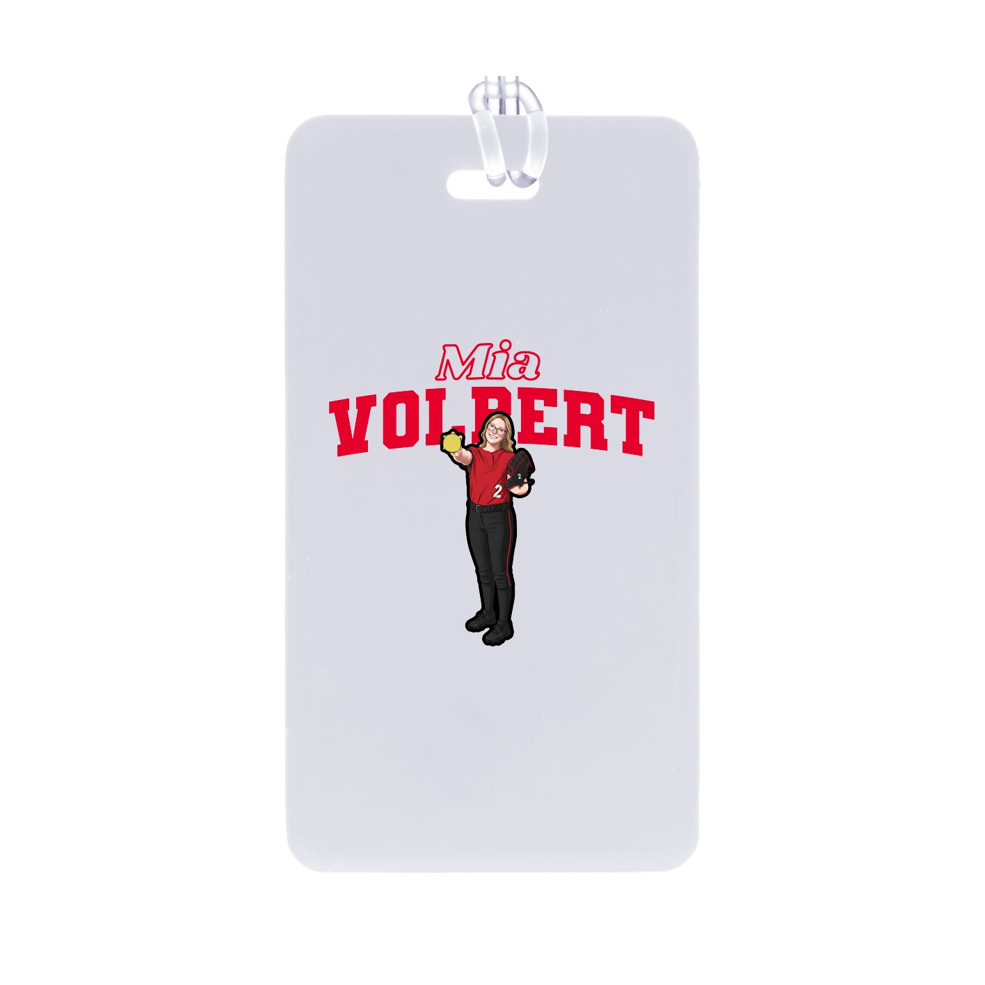 Bag Tag — Name Arch in Classic