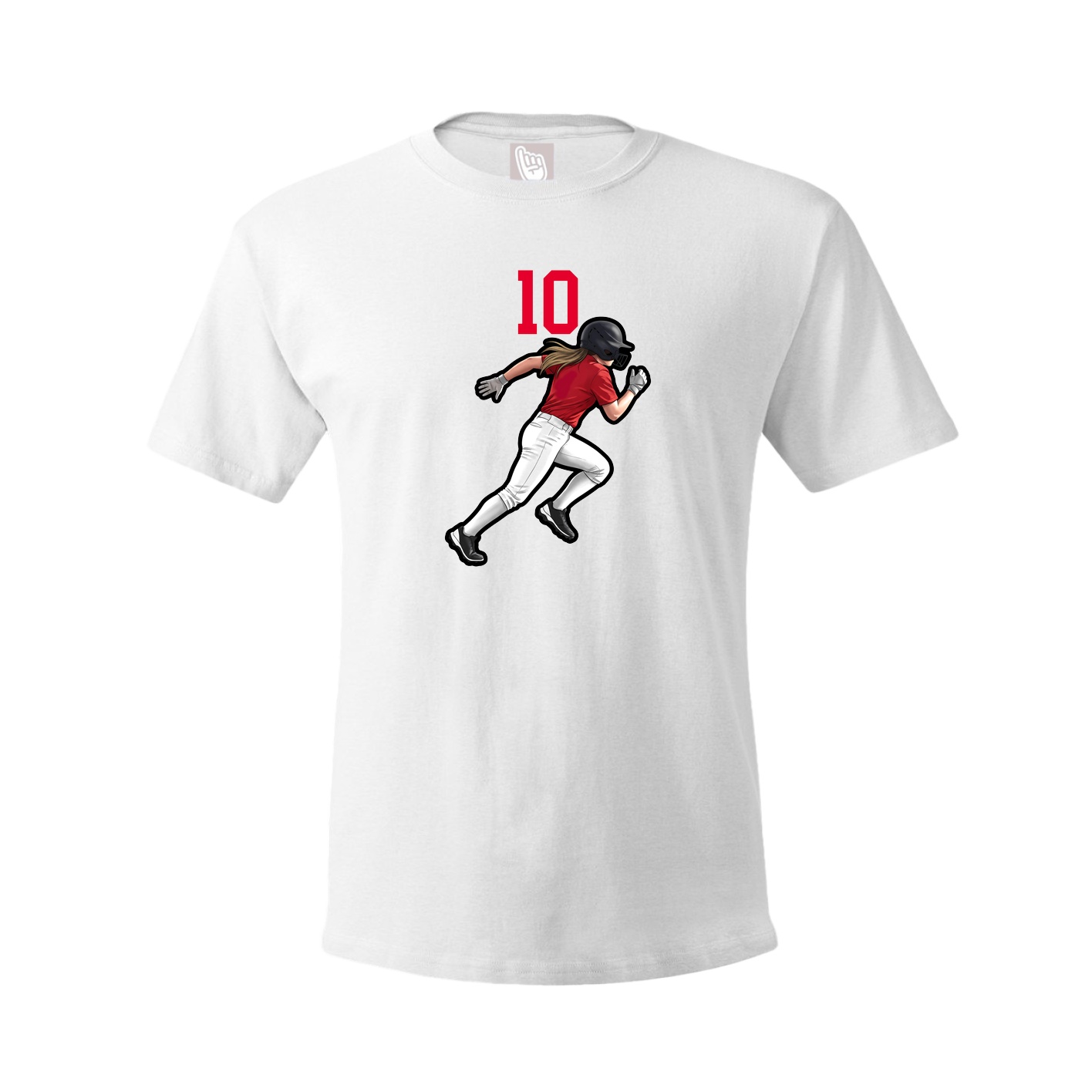Tee — Number Top in White