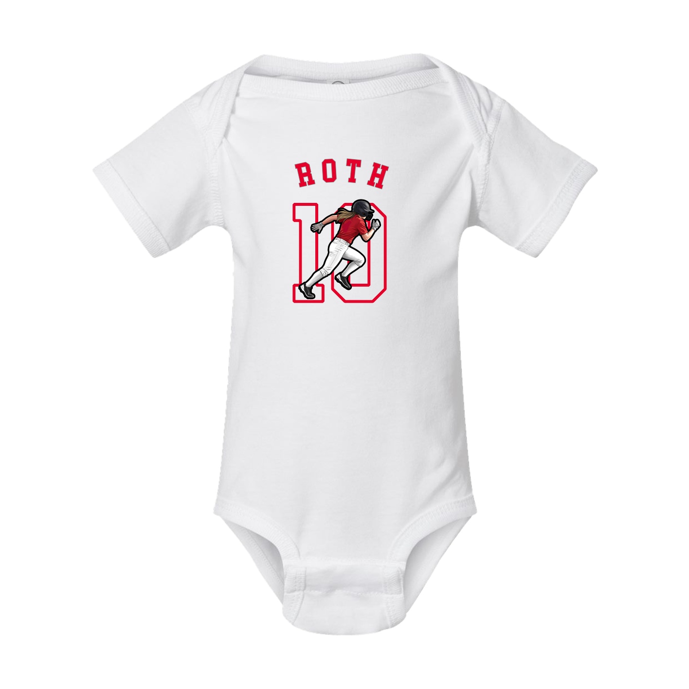 Baby Onesie — Shirsey Arch in White