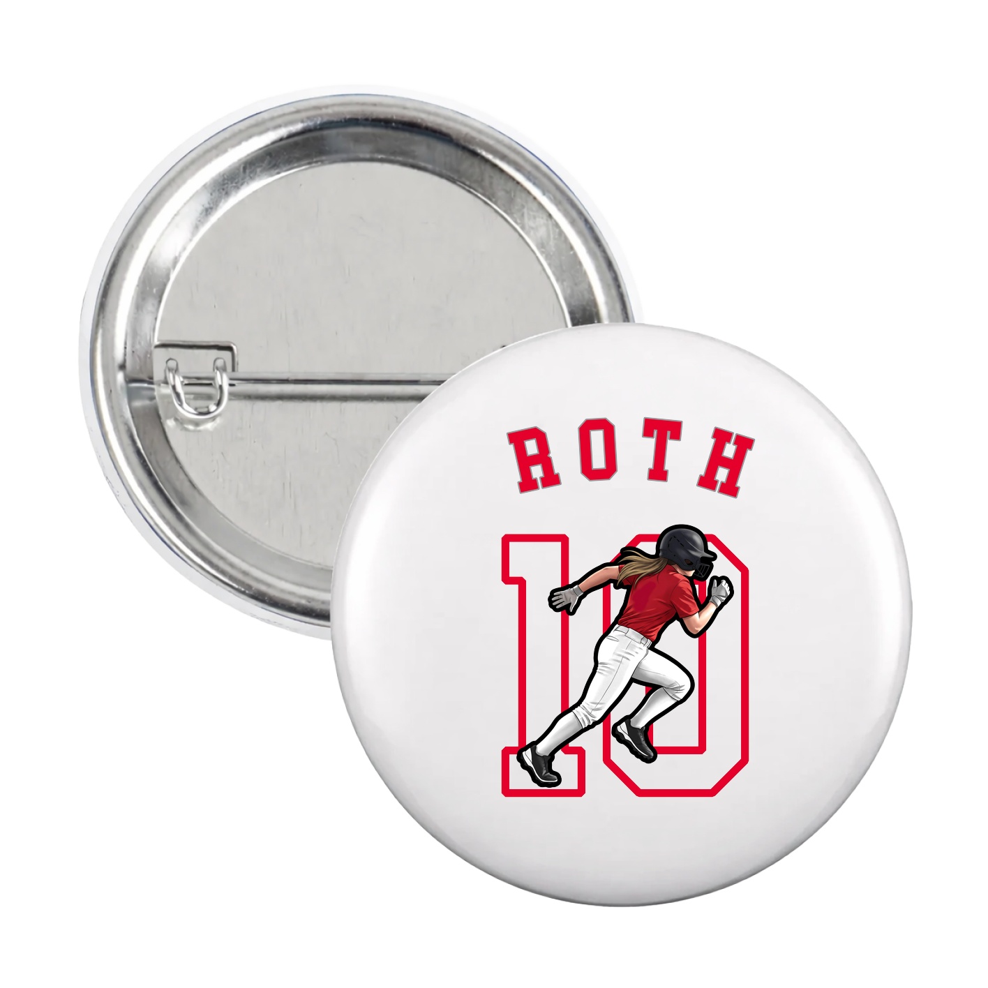 Game Day Button — Shirsey Arch in White