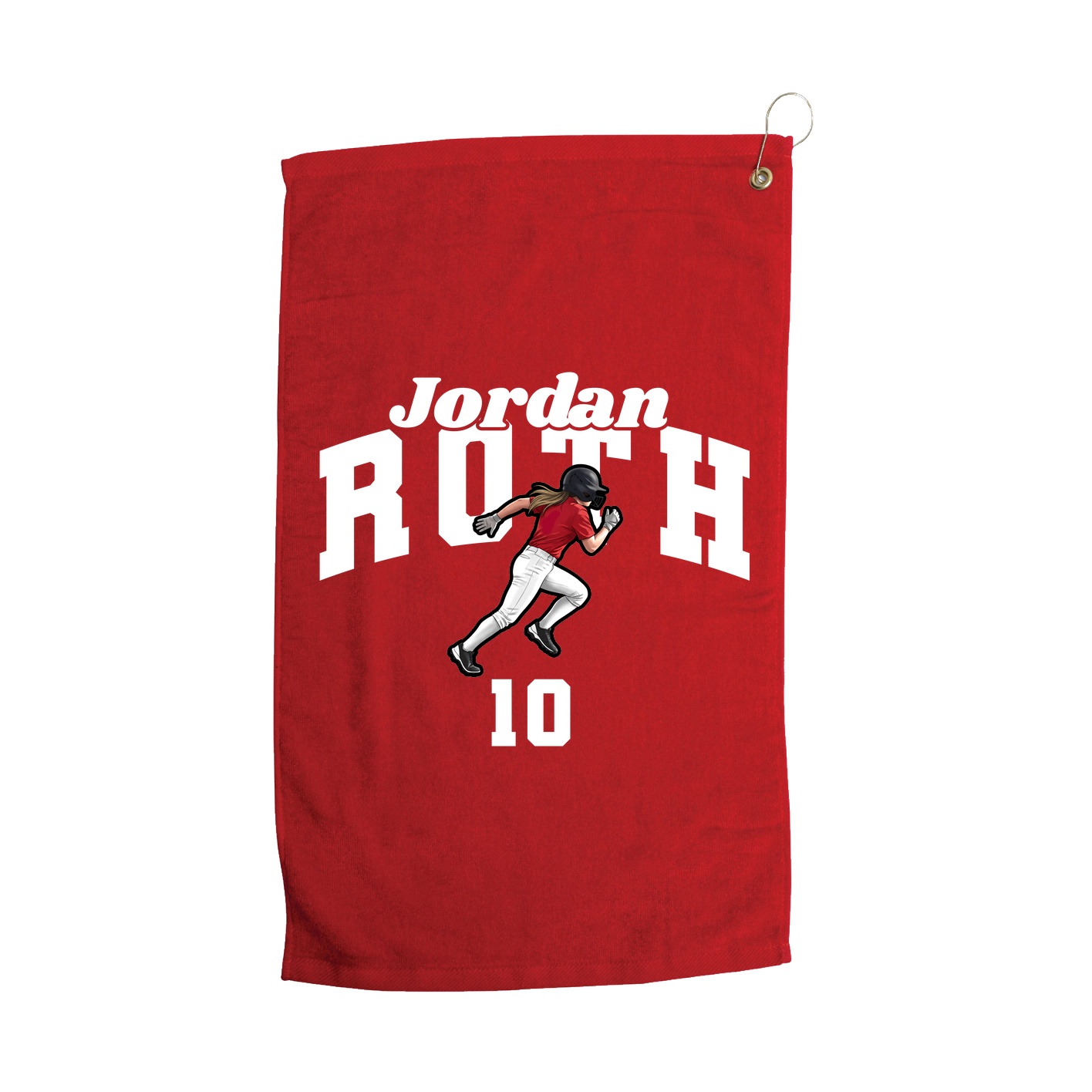 Golf Towel — Signature Arch in Red