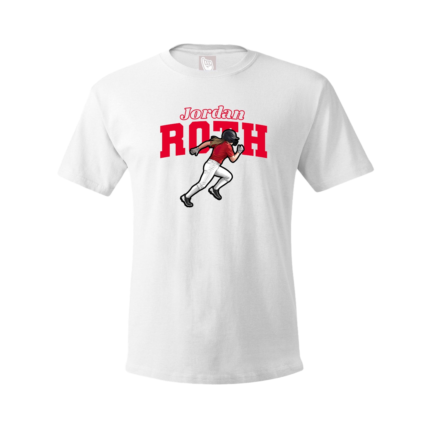 Tee — Name Arch in White