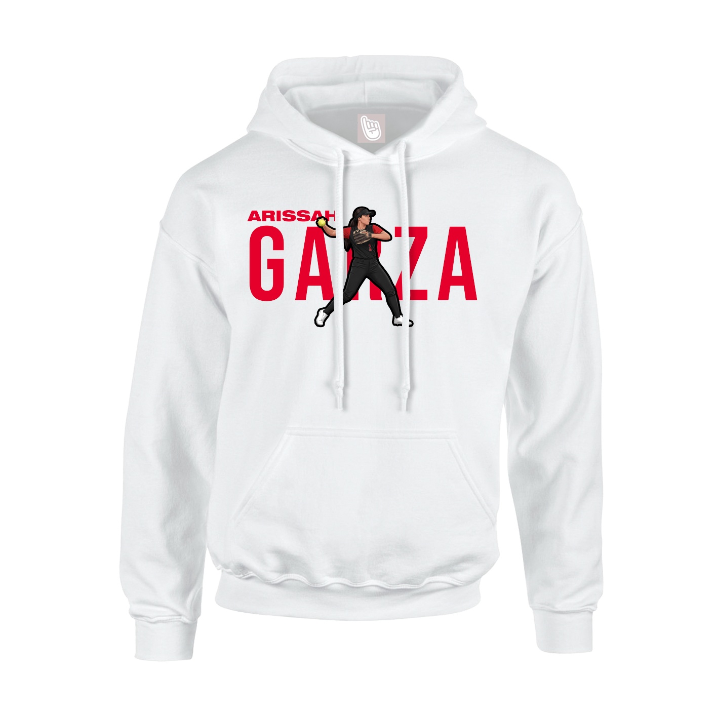 Hoodie — Player Name in White