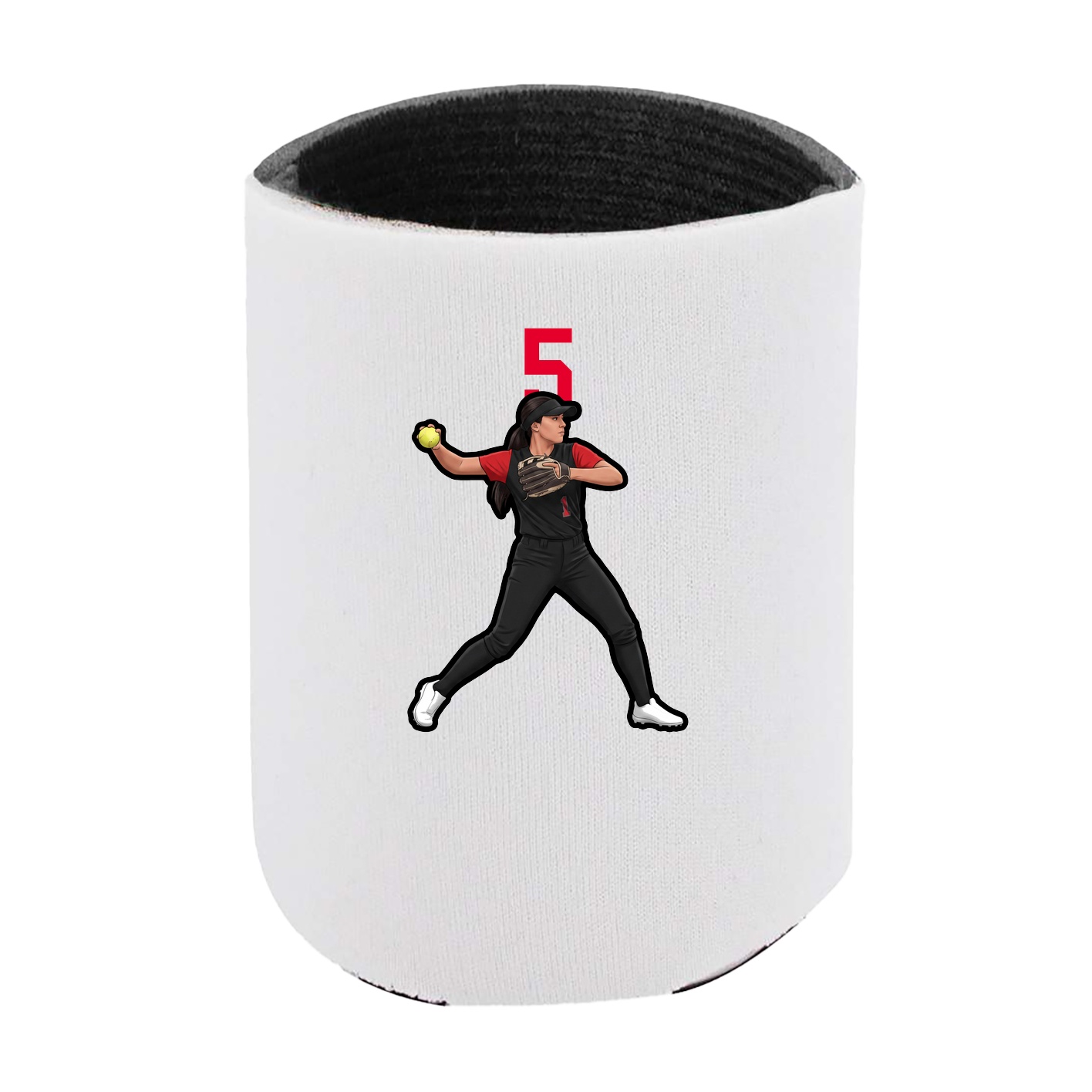 Can Holder — Number Top in White