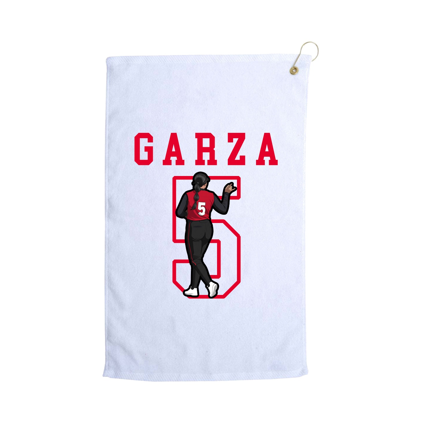 Golf Towel — Shirsey in White