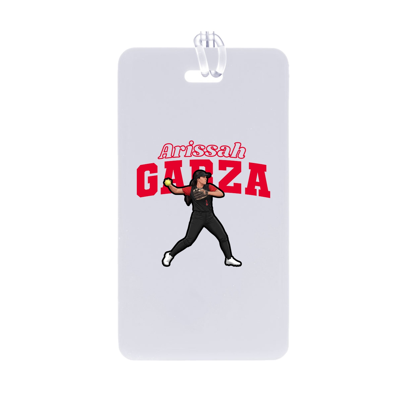 Bag Tag — Name Arch in Classic