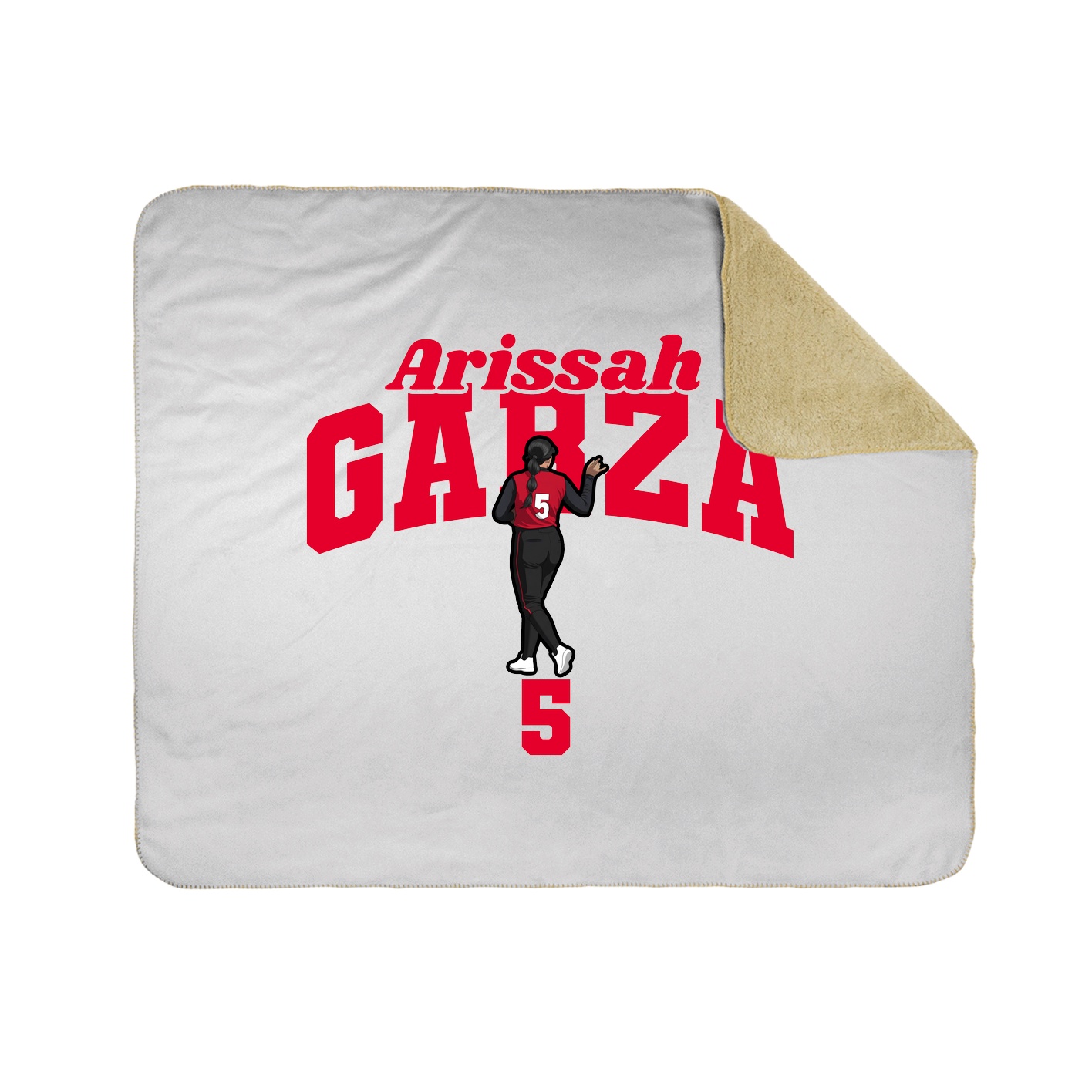 Throw Blanket — Signature Arch in White
