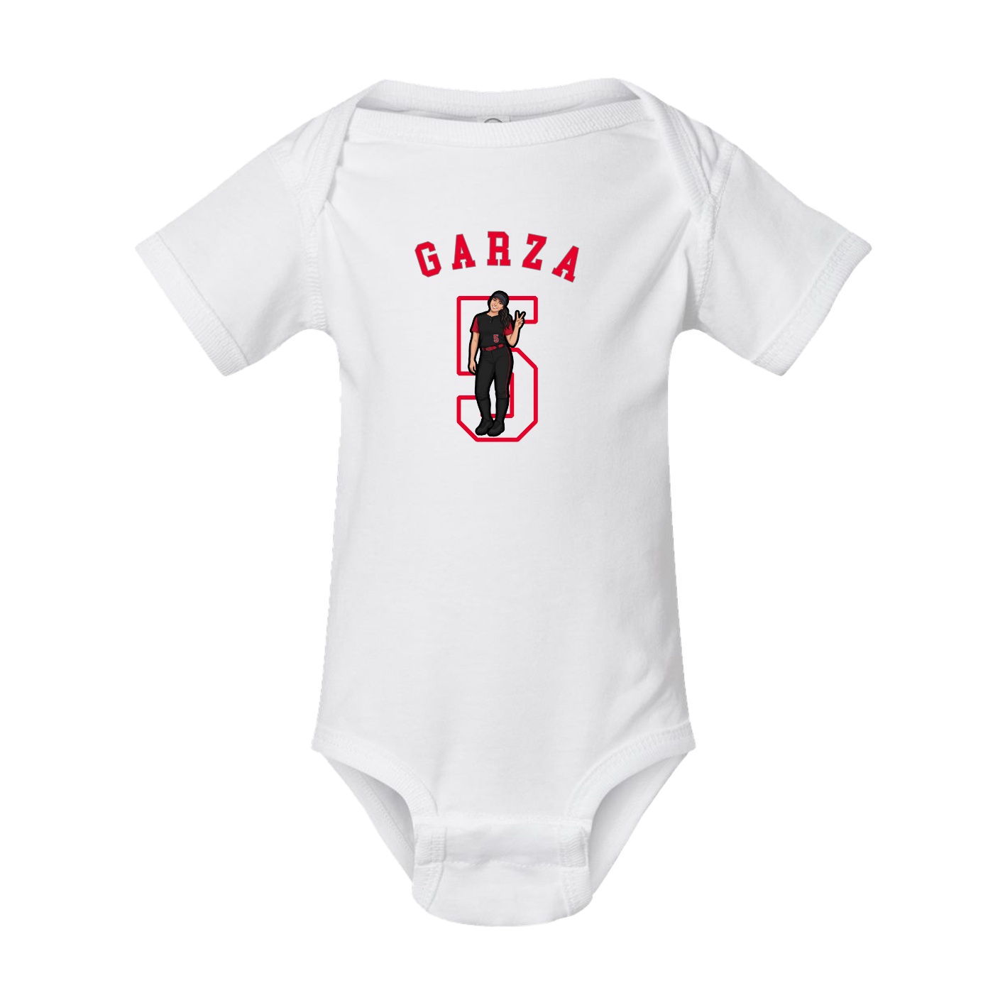 Baby Onesie — Shirsey Arch in White