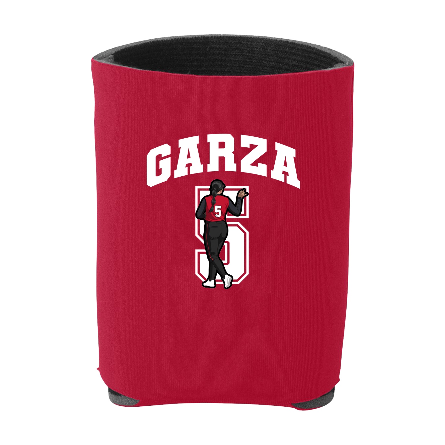 Can Holder — Number in Red