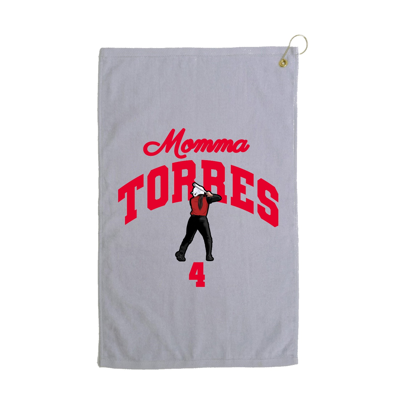 Golf Towel — Mothers Day Arch in Grey