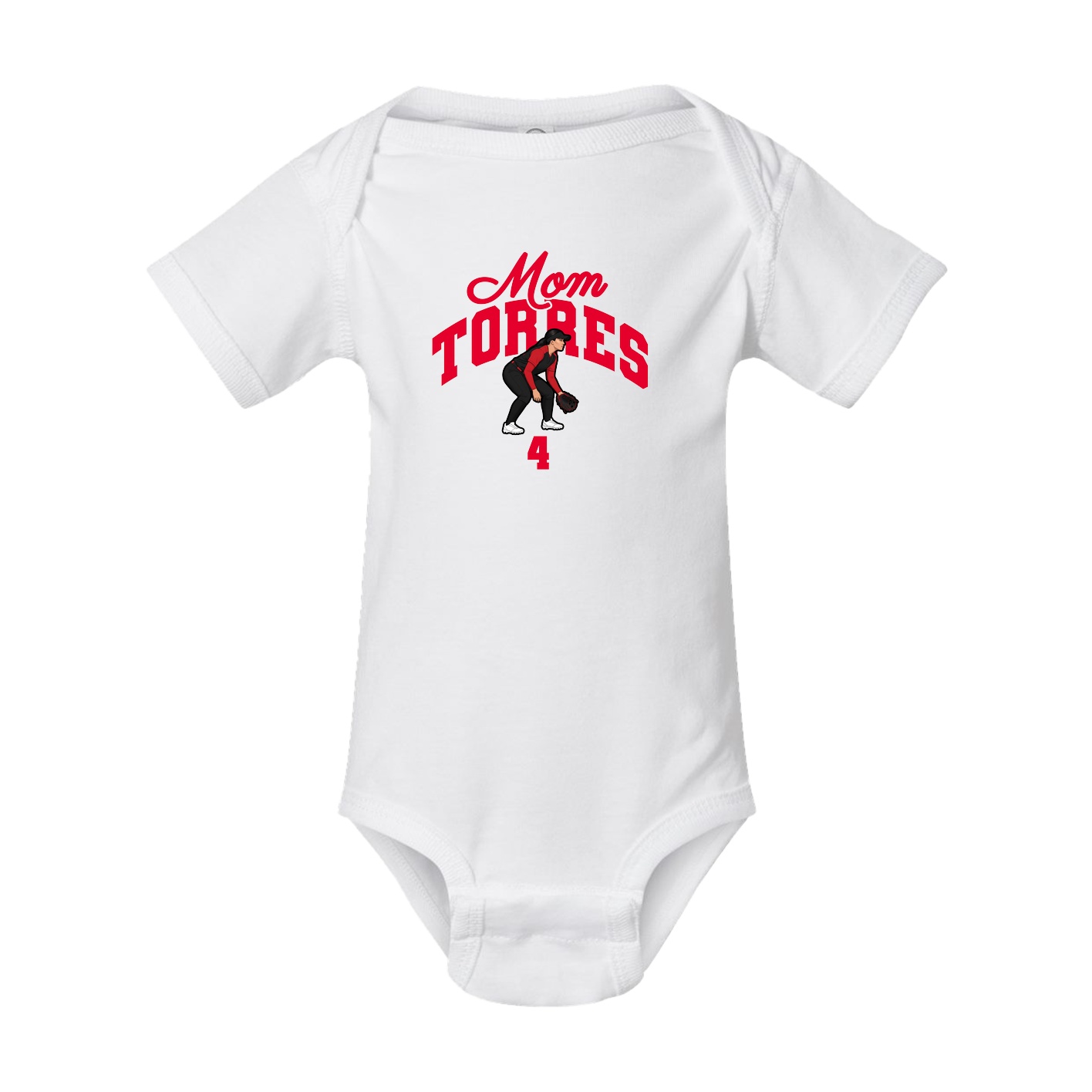 Baby Onesie — Mothers Day Arch in White