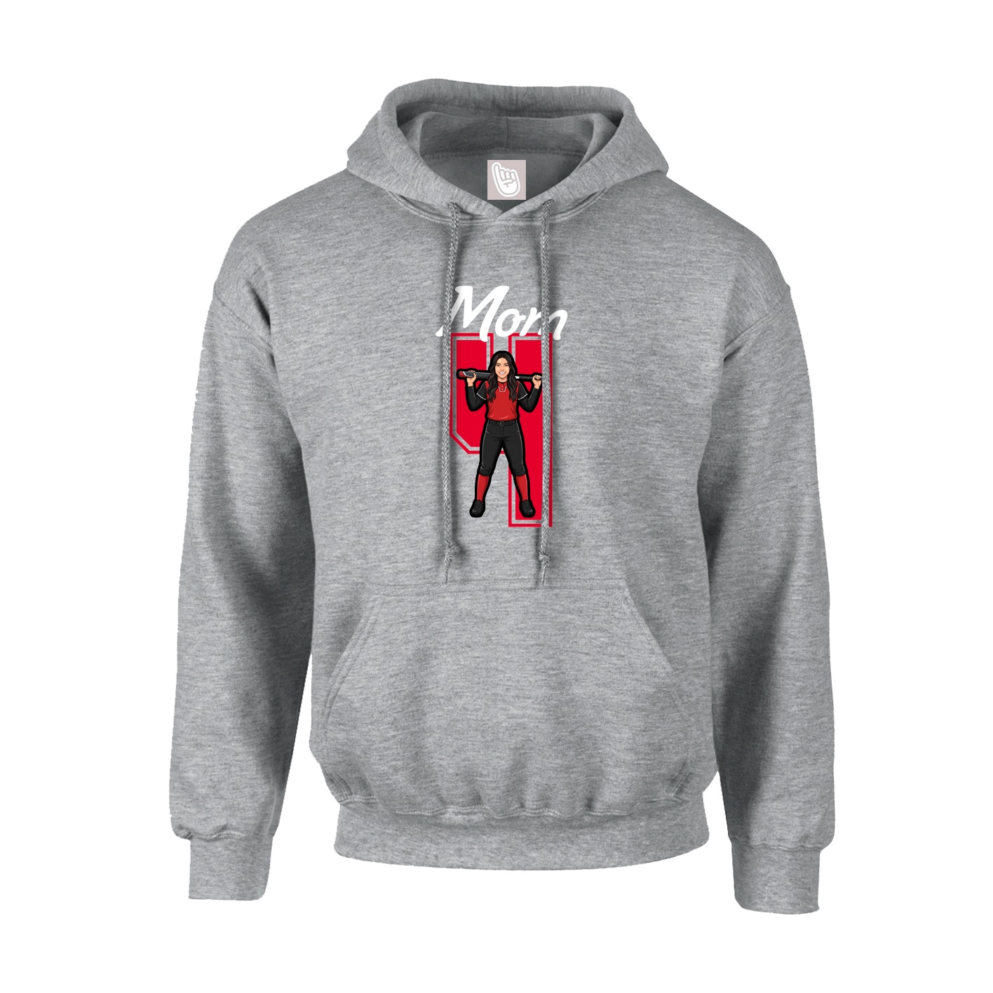 Hoodie — Mothers Day Shirsey in Grey