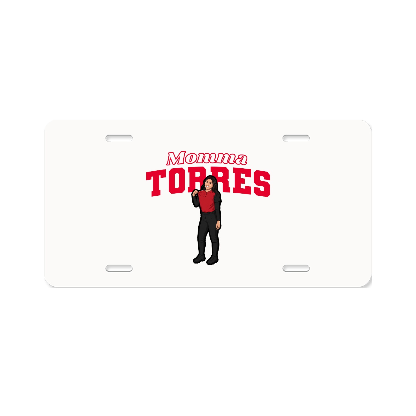 License Plate — Mothers Day Block in Classic