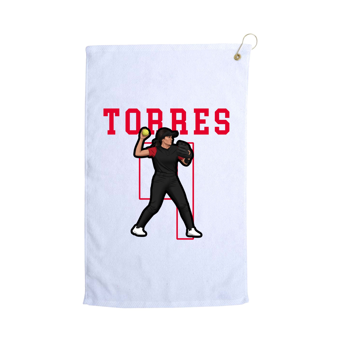 Golf Towel — Shirsey in White
