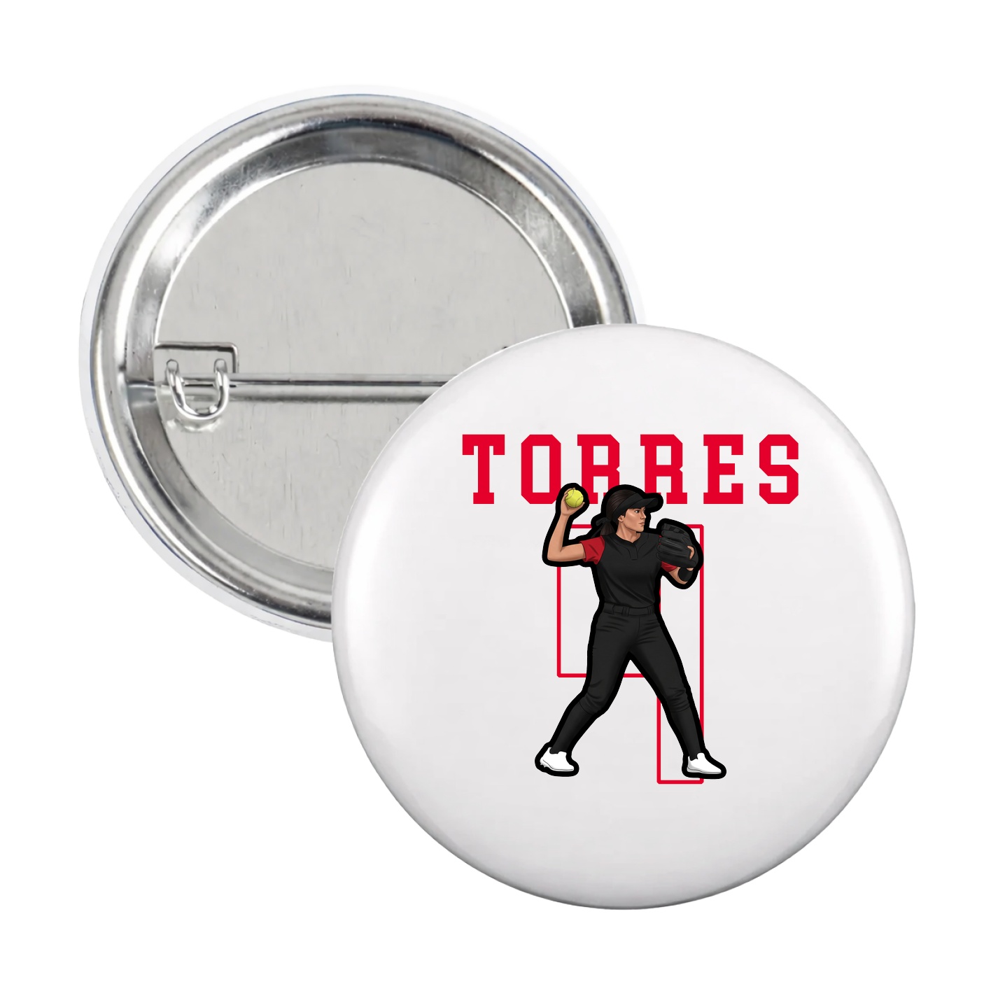 Game Day Button — Shirsey in White