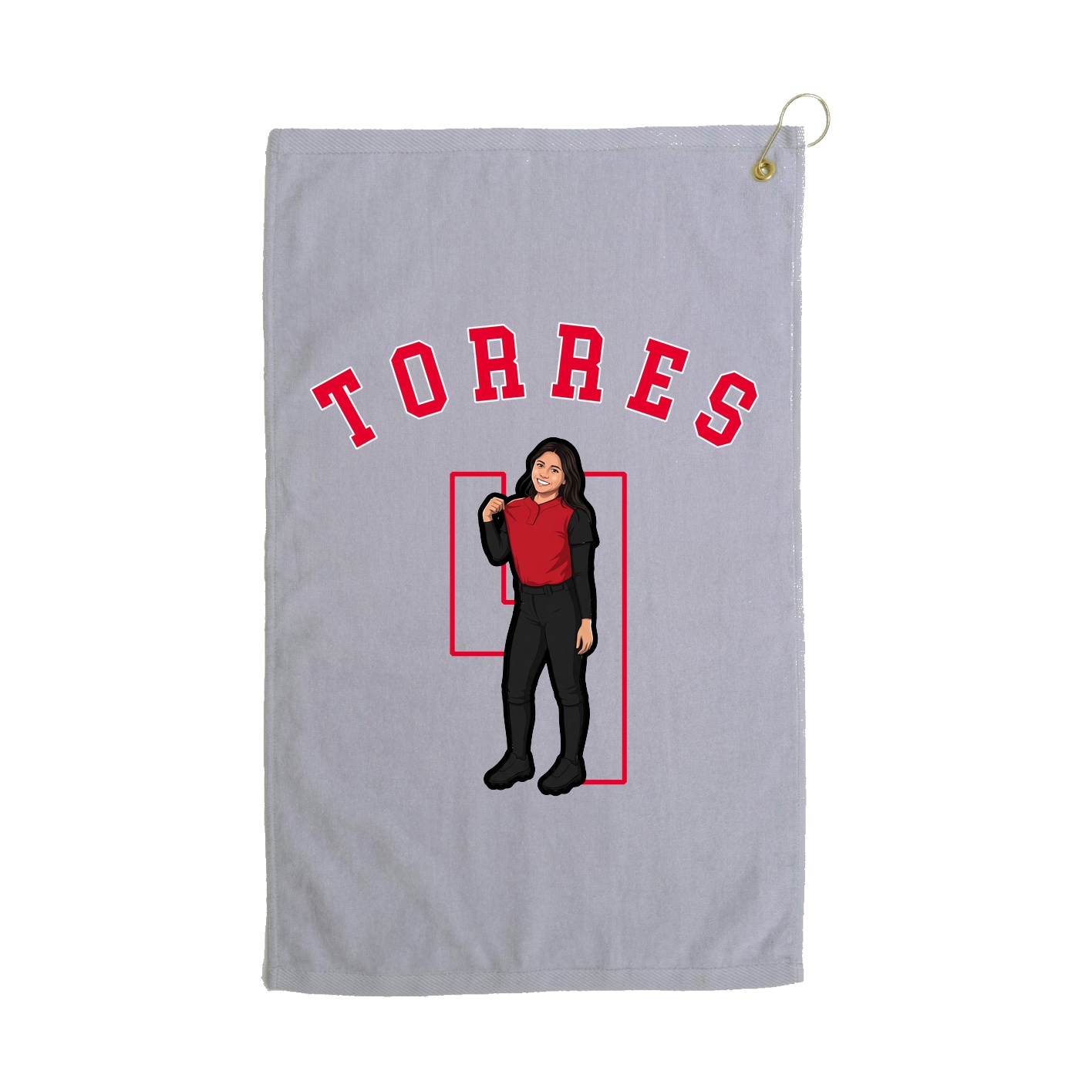 Golf Towel — Shirsey Arch in Grey