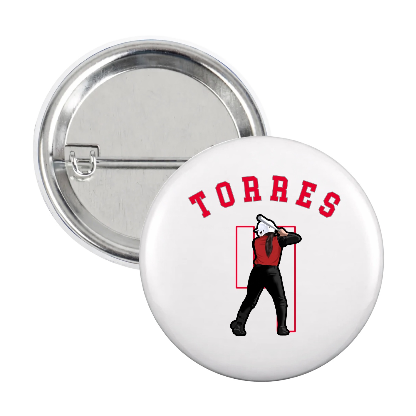 Game Day Button — Shirsey Arch in White