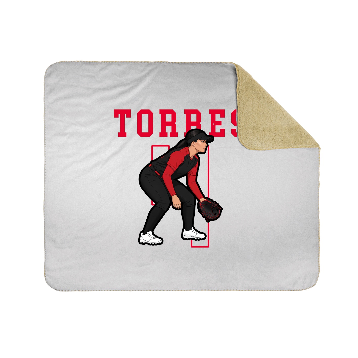 Throw Blanket — Shirsey in White