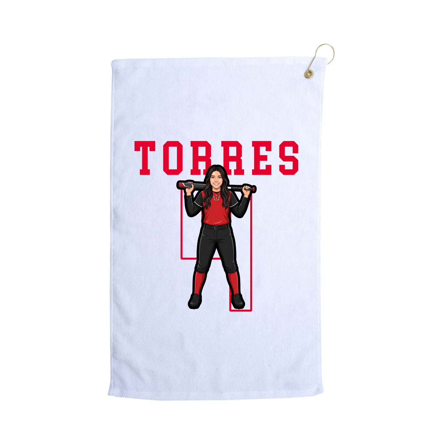 Golf Towel — Shirsey in White
