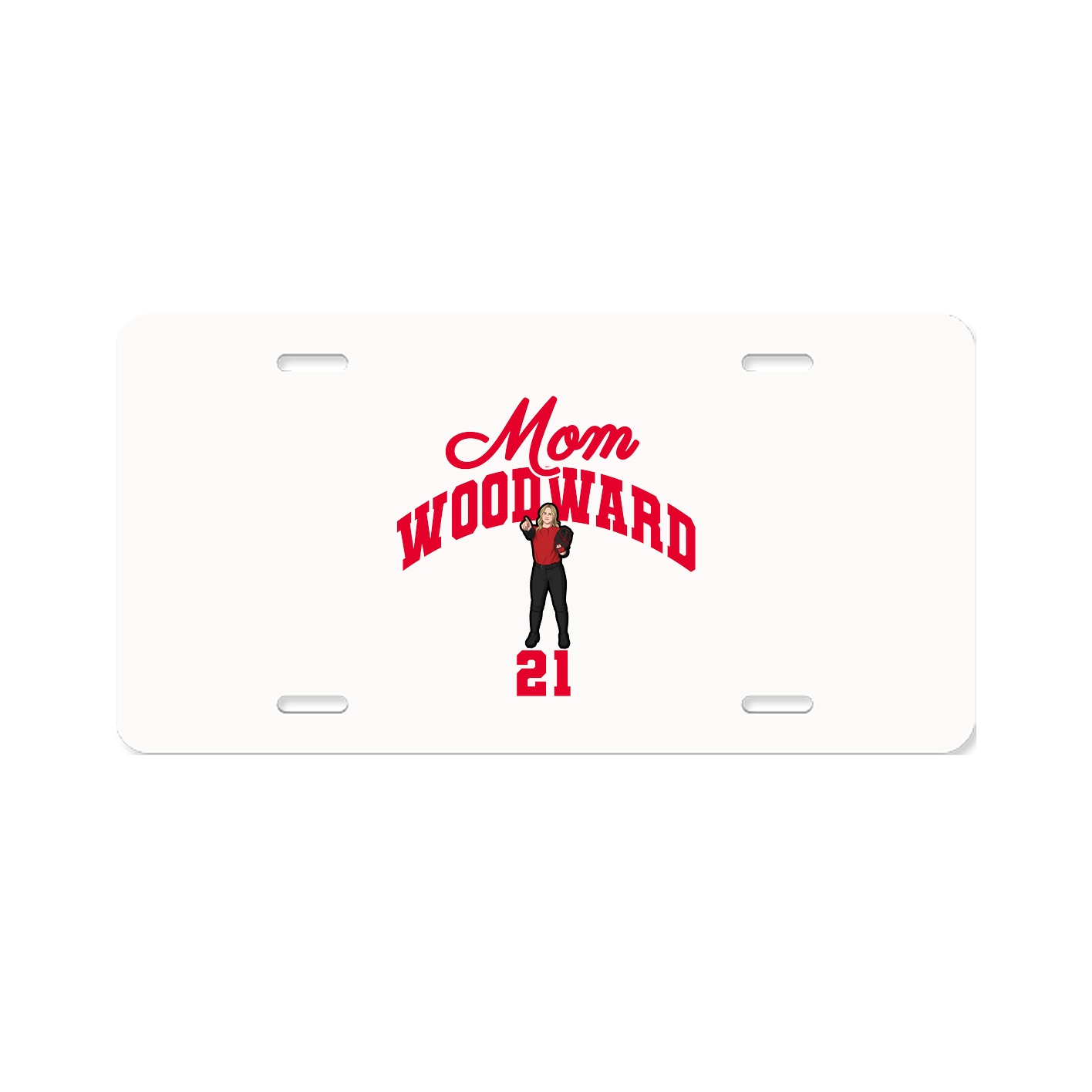 License Plate — Mothers Day Arch in Classic