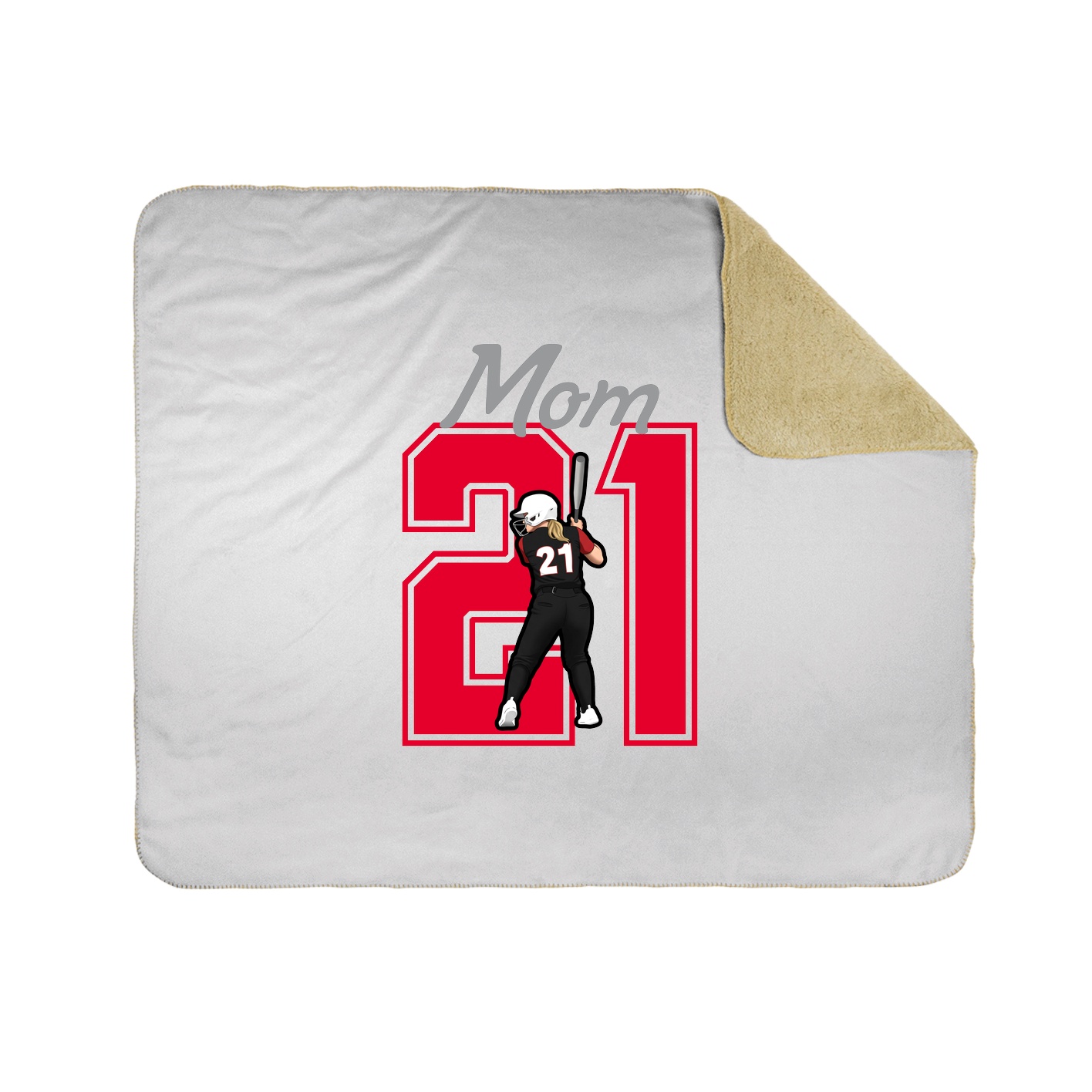 Throw Blanket — Mothers Day Shirsey in White