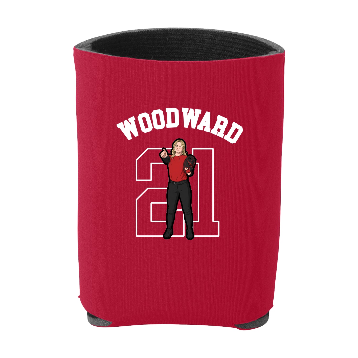 Can Holder — Shirsey Arch in Red