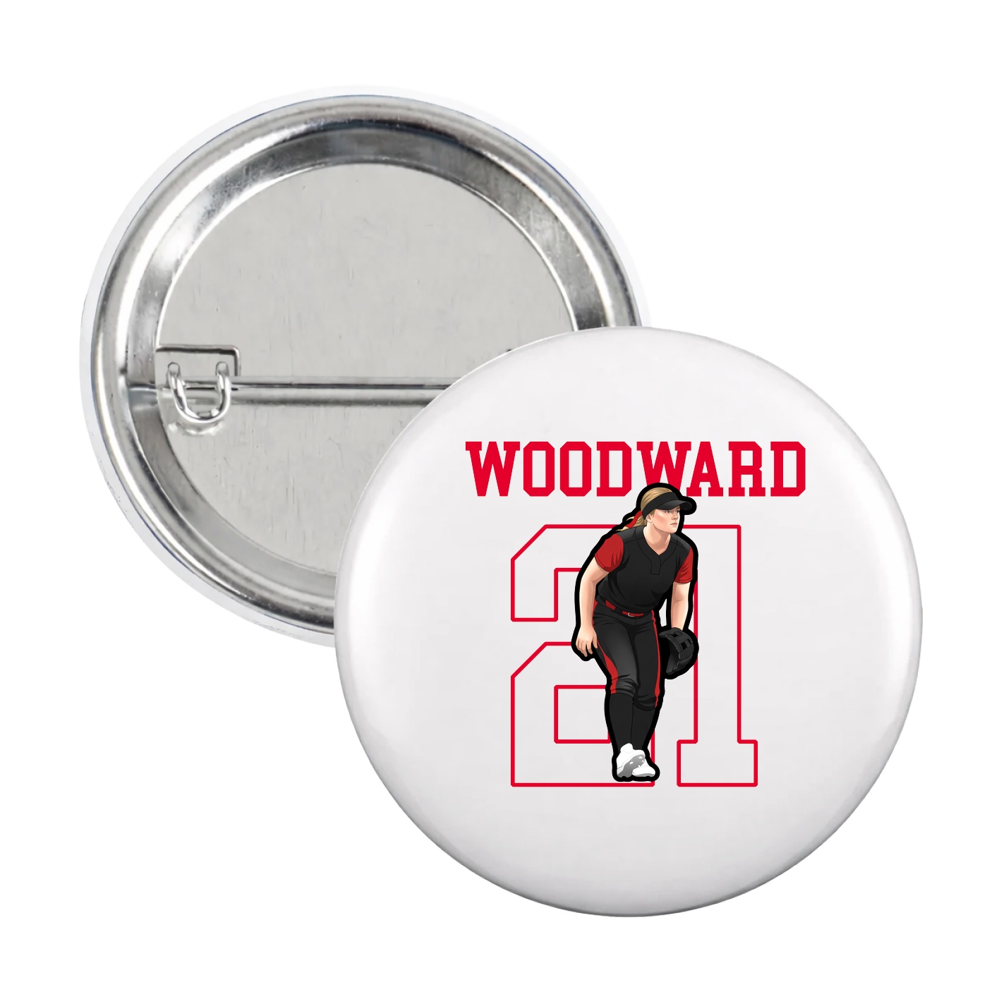 Game Day Button — Shirsey in White