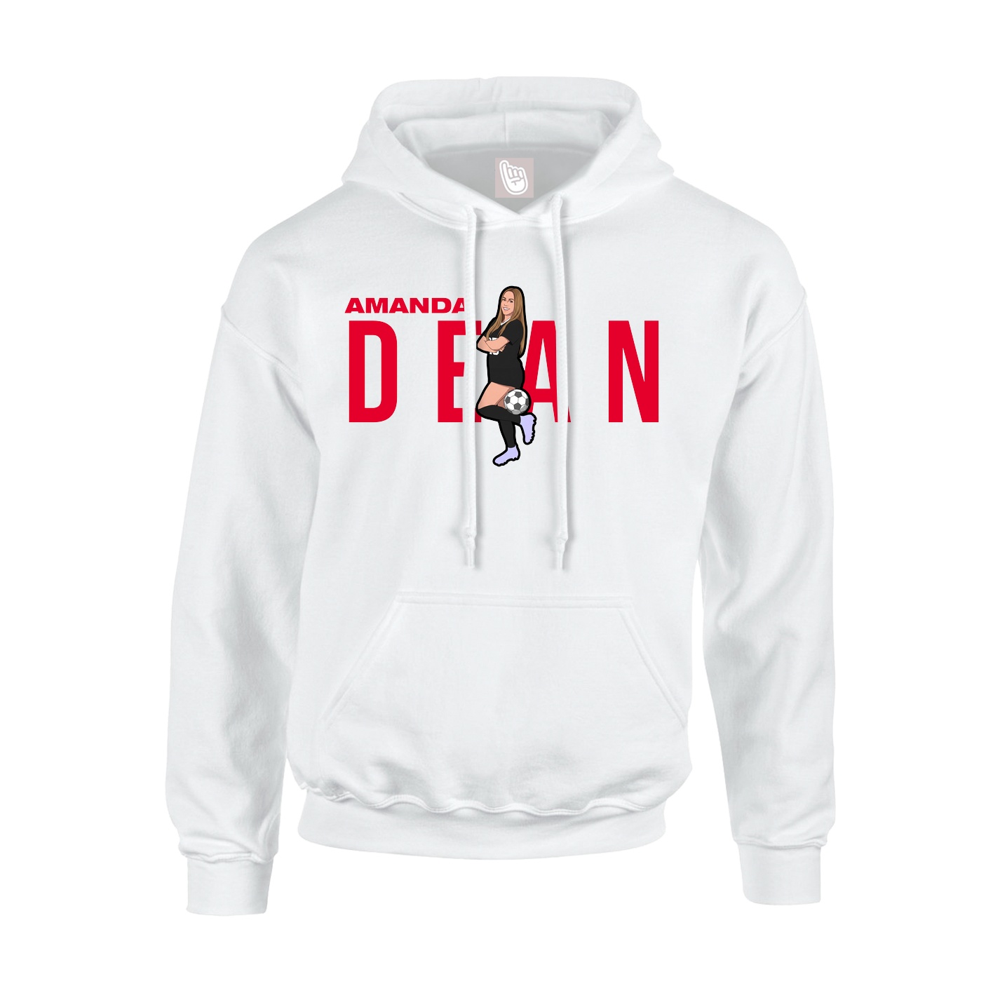 Hoodie — Player Name in White