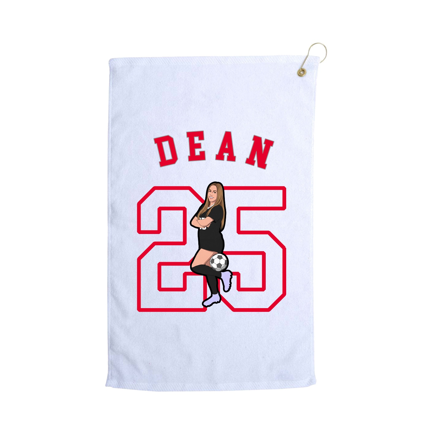 Golf Towel — Shirsey Arch in White