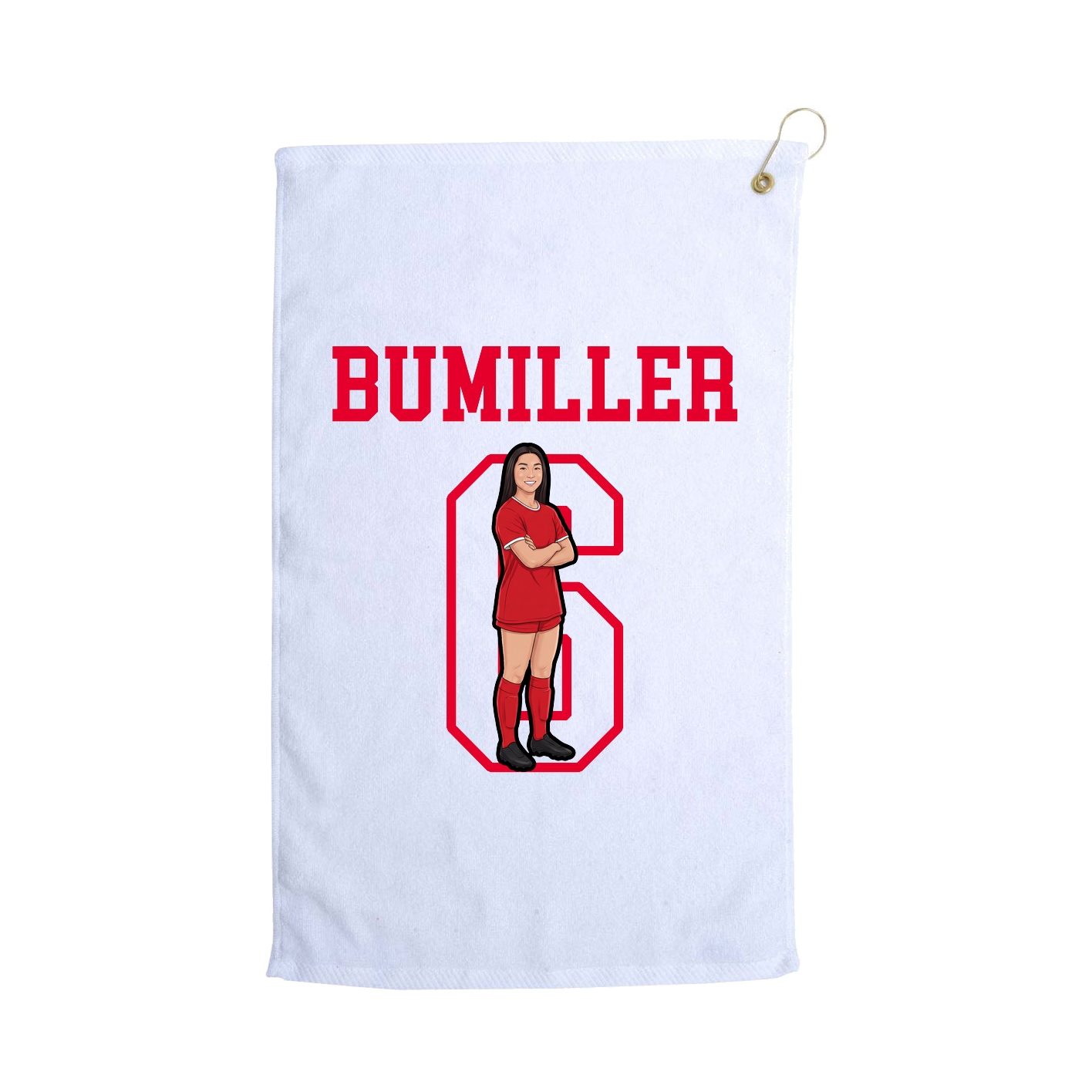Golf Towel — Shirsey in White