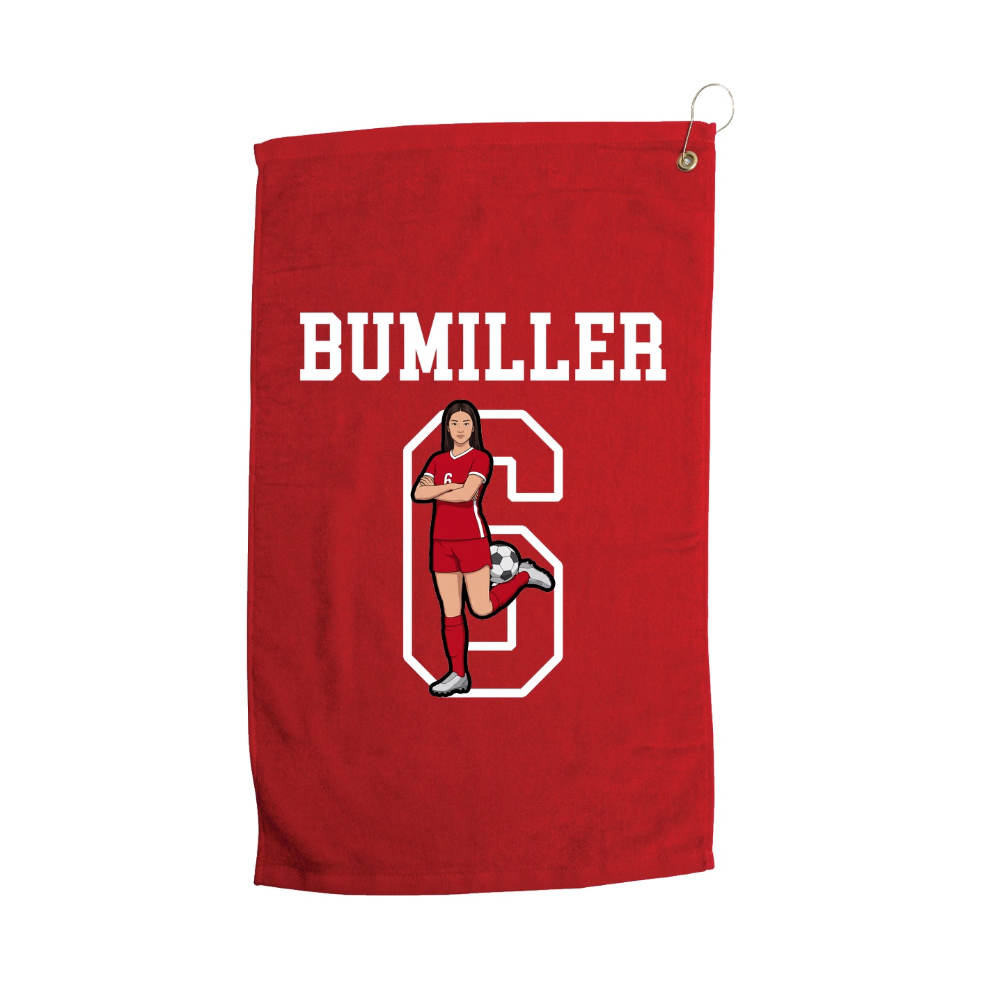 Golf Towel — Shirsey in Red