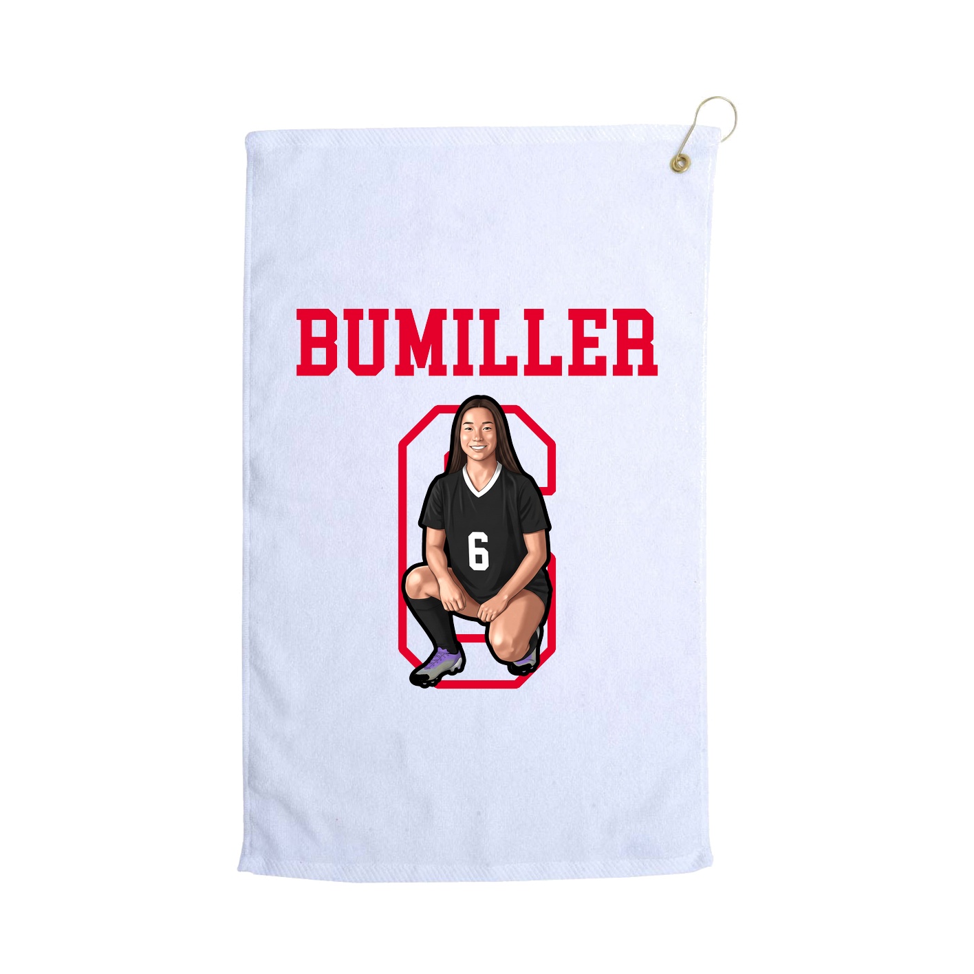 Golf Towel — Shirsey in White