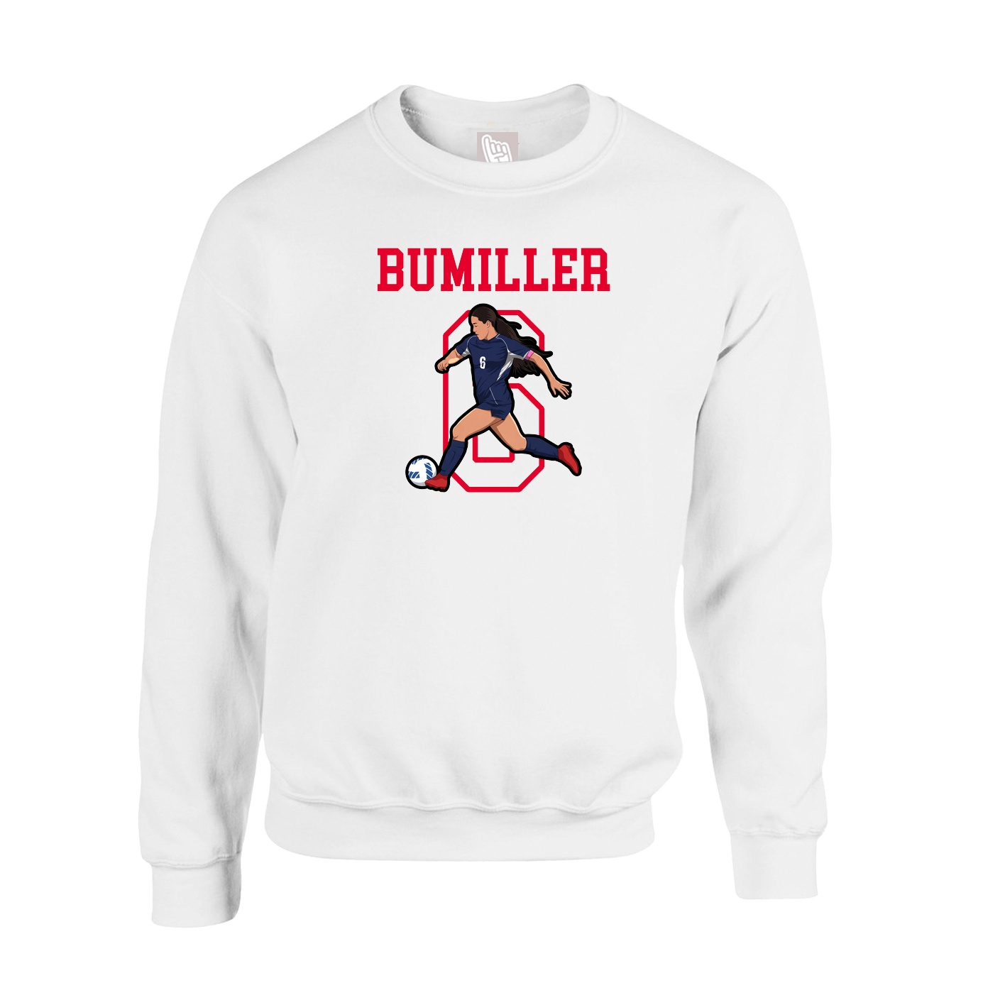 Fleece Crew — Shirsey in White