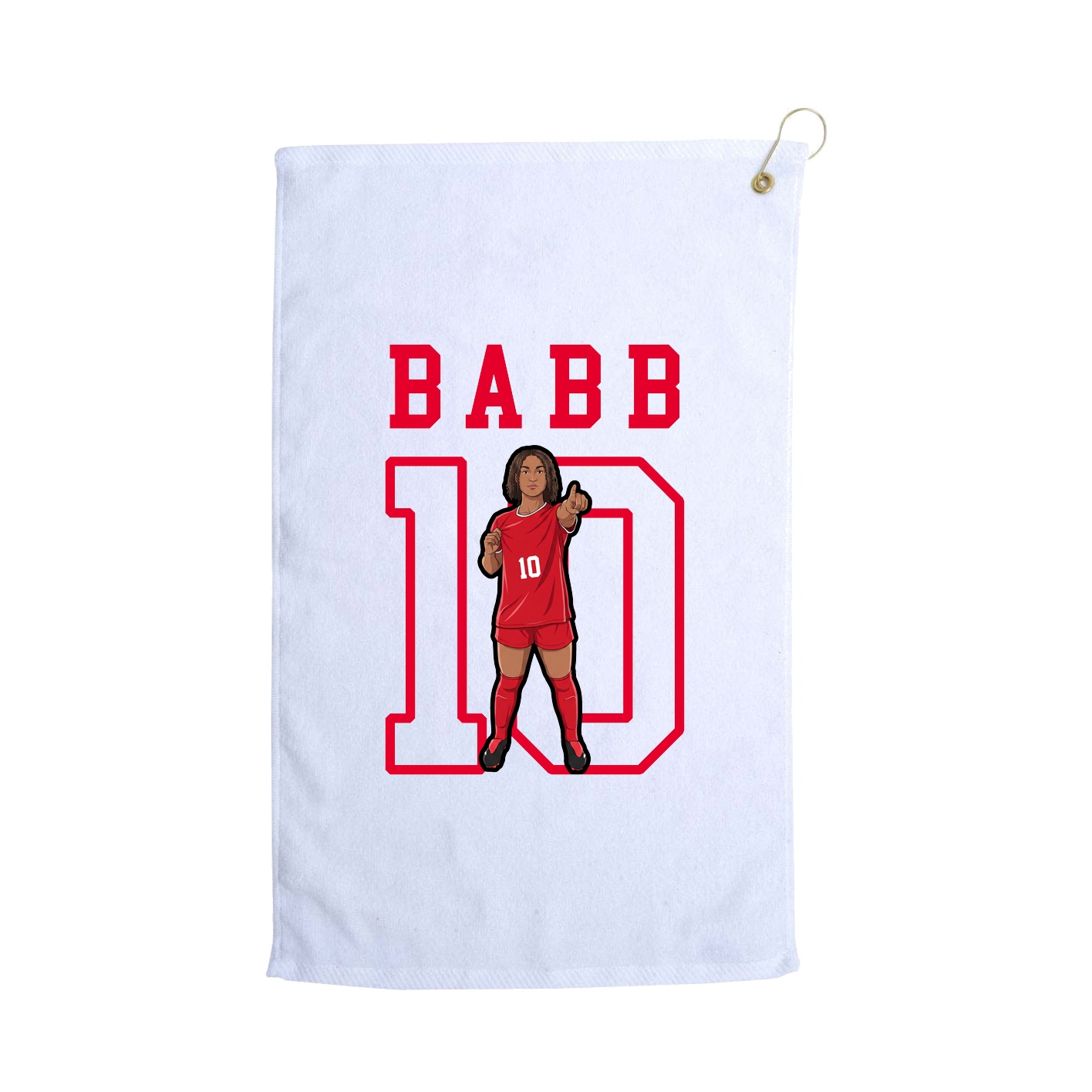 Golf Towel — Shirsey in White