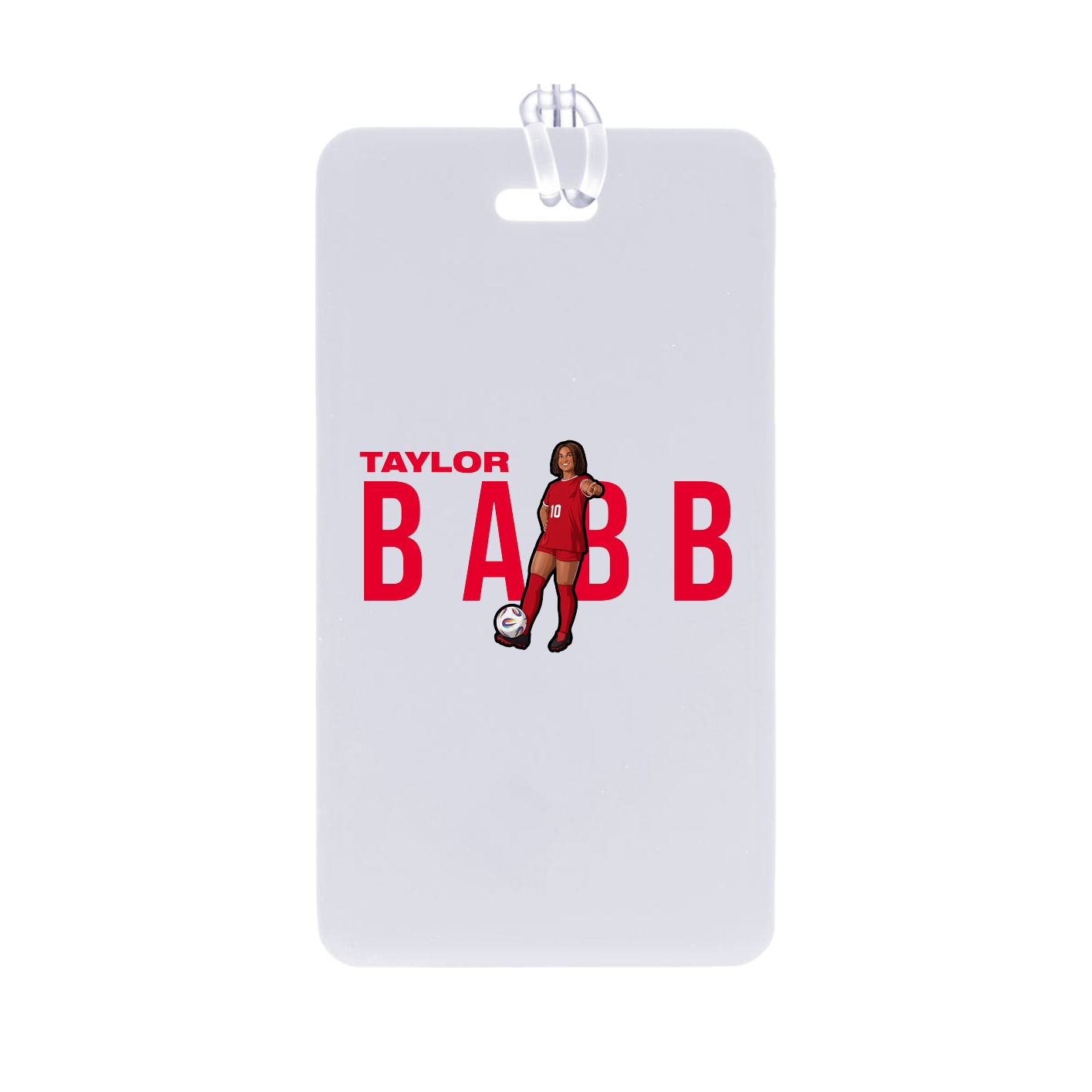 Bag Tag — Player Name in Classic