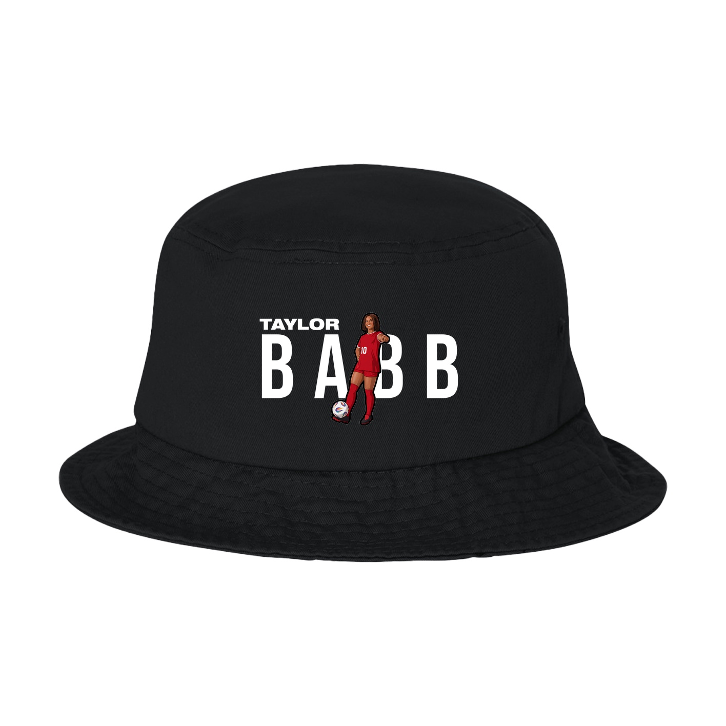 Bucket Cap — Player Name in Black