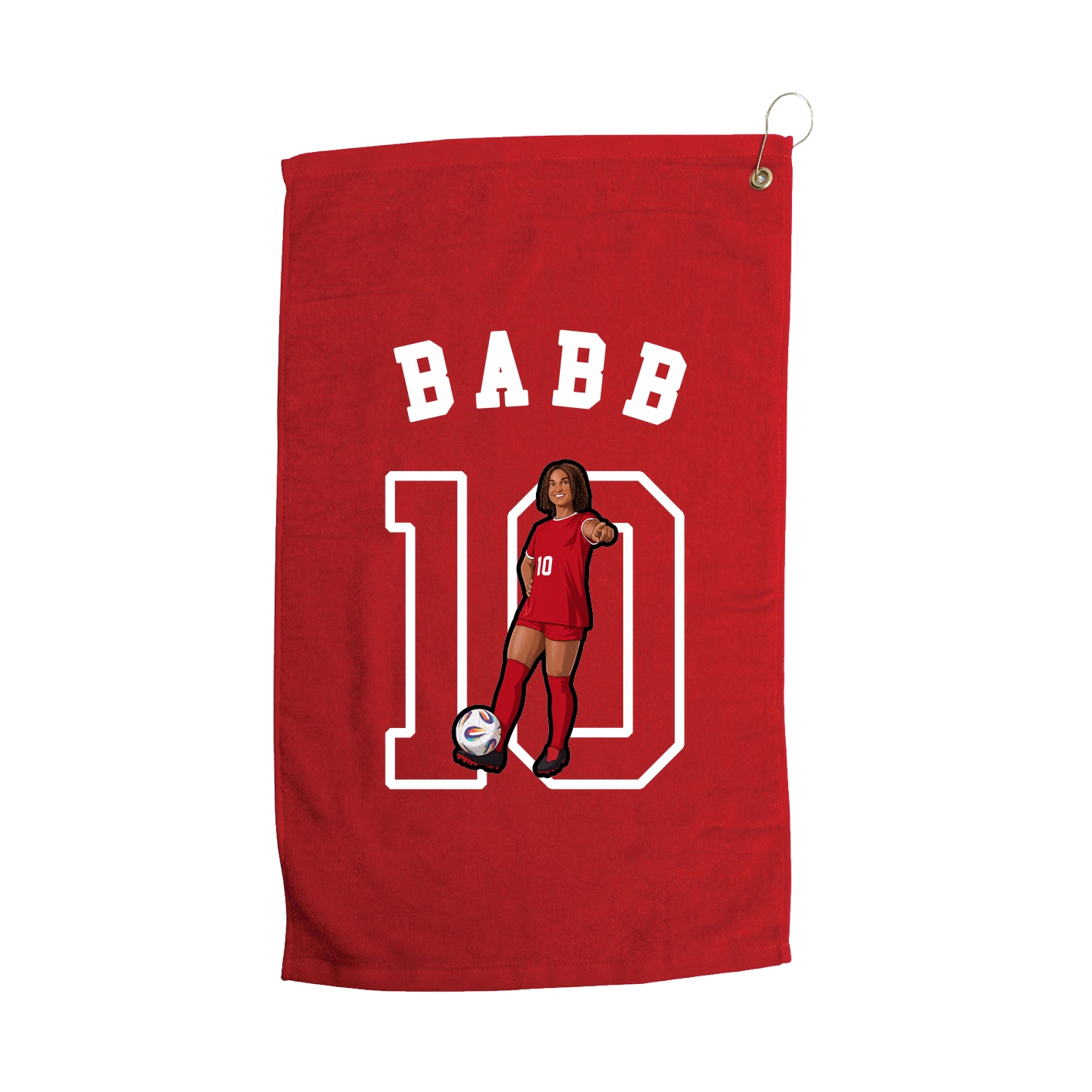 Golf Towel — Shirsey Arch in Red