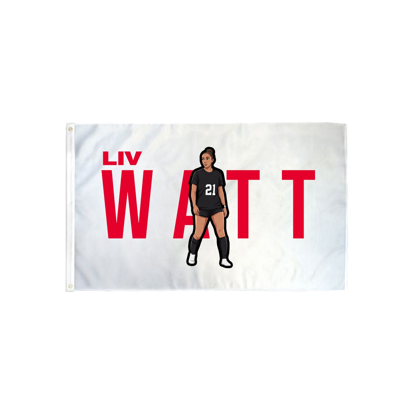 3x5 Flag — Player Name in Classic