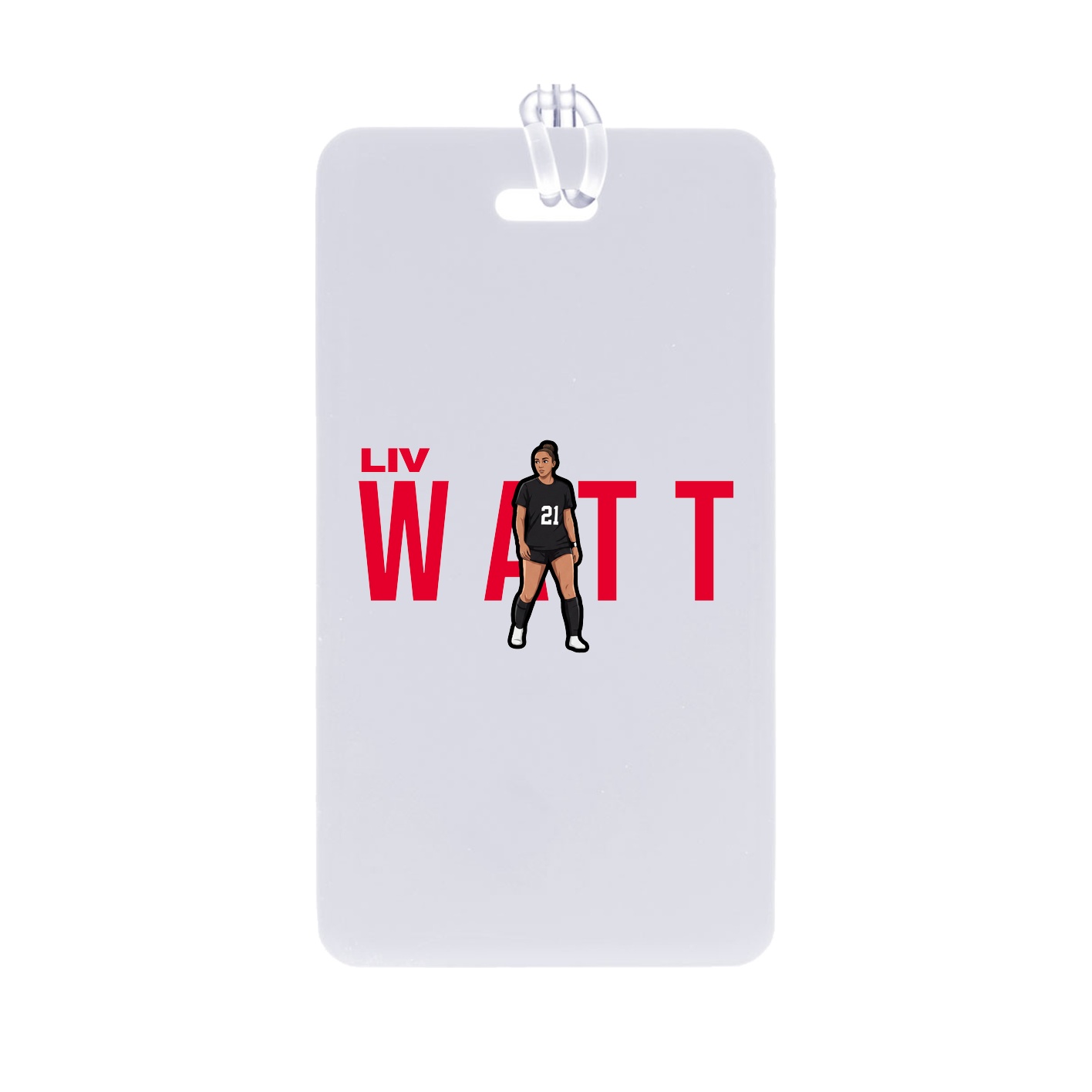 Bag Tag — Player Name in Classic