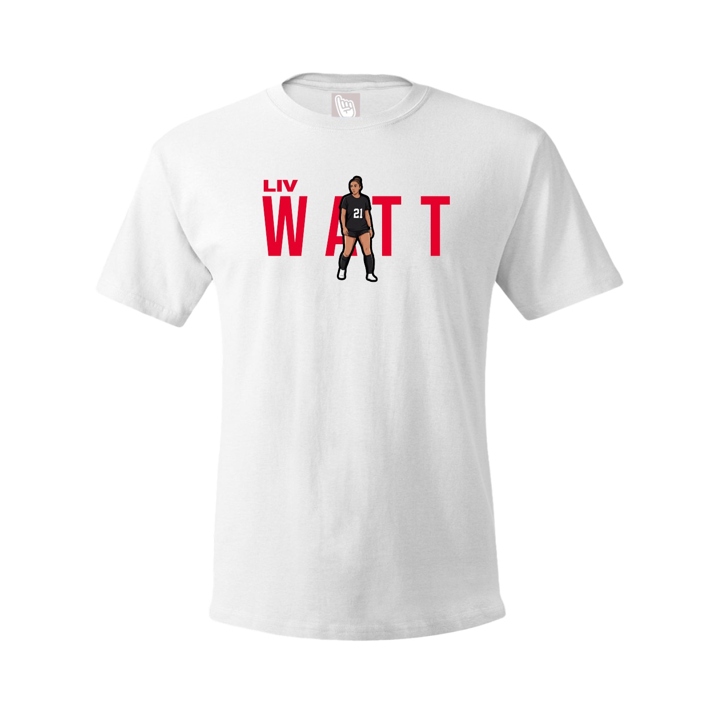 Tee — Player Name in White