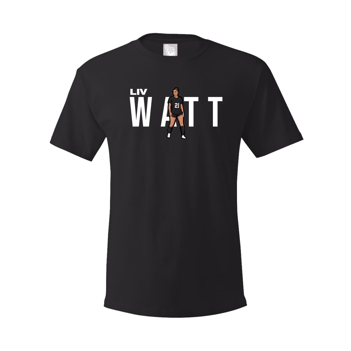 Youth Tee — Player Name in Black