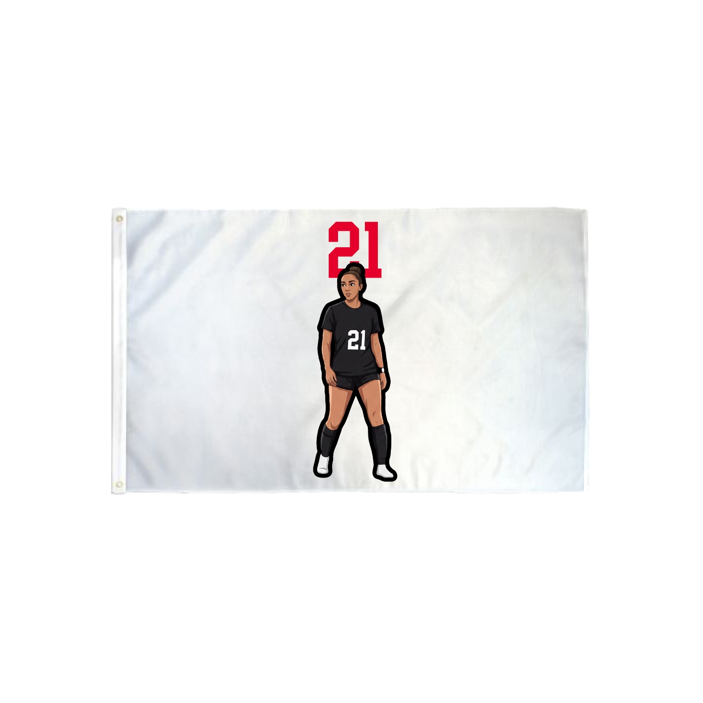 3x5 Flag — Number Top in Classic