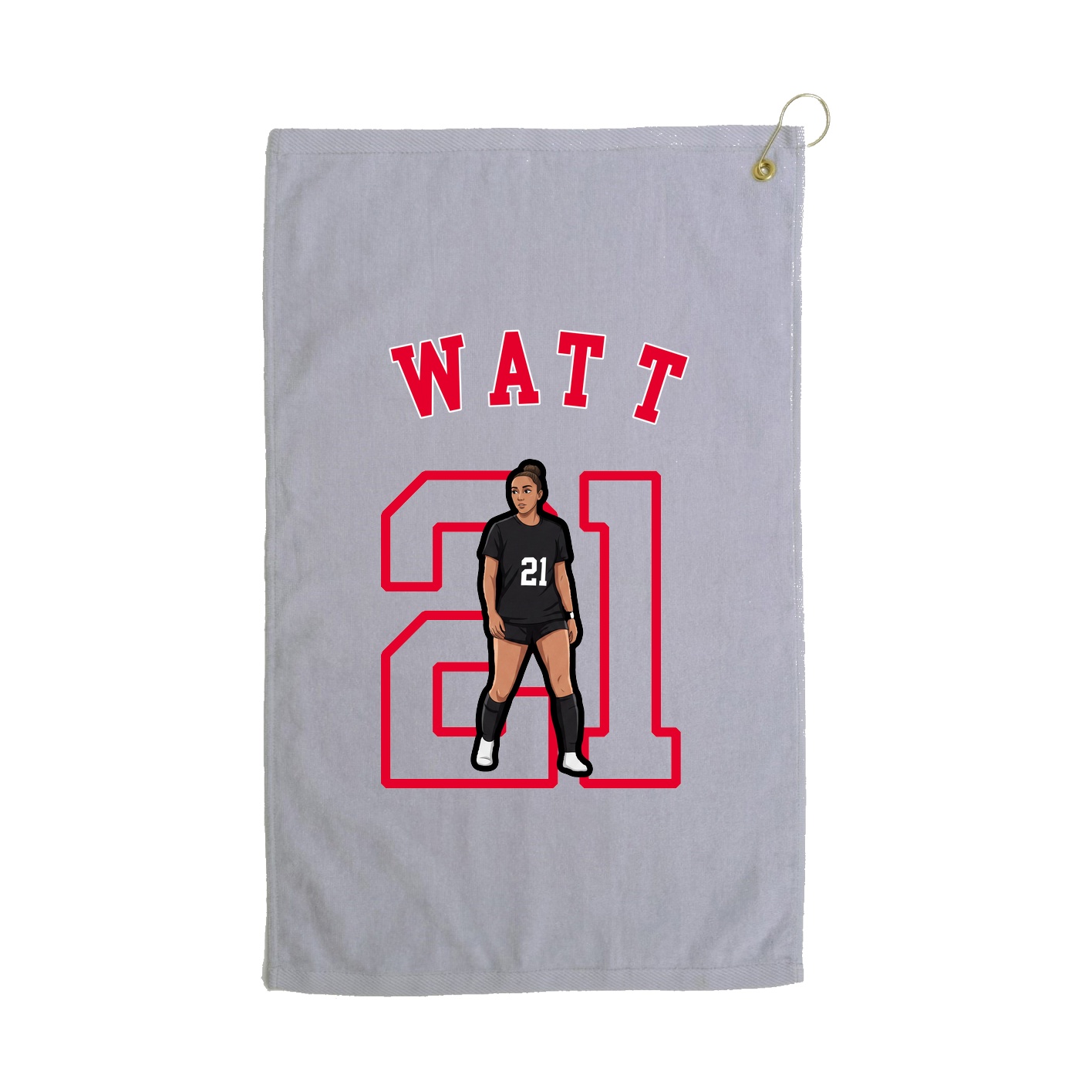 Golf Towel — Shirsey Arch in Grey