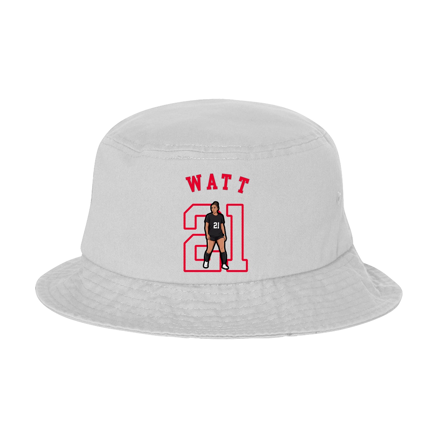 Bucket Cap — Shirsey Arch in White