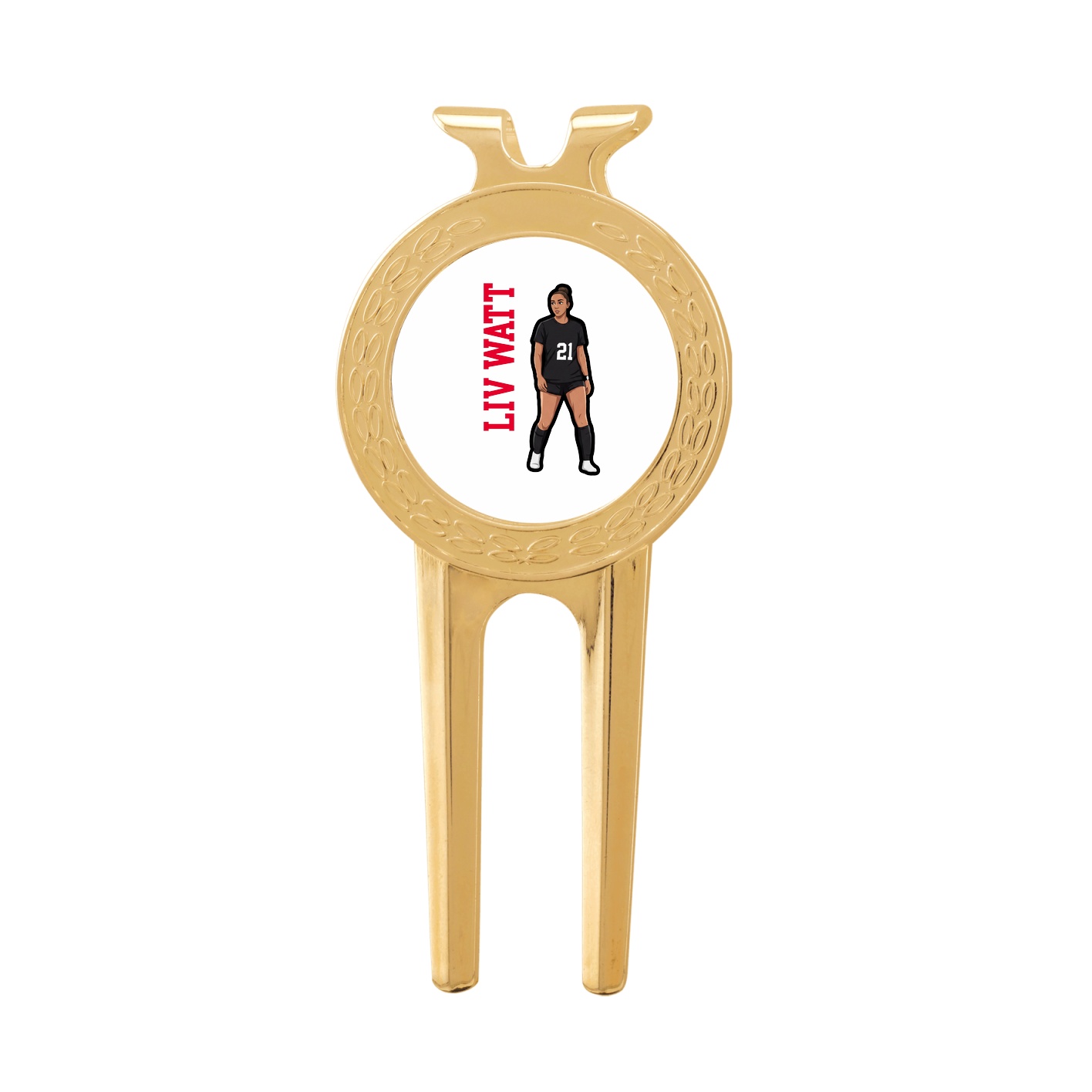 Divot Tool with Ball Marker — Name Vertical in Classic